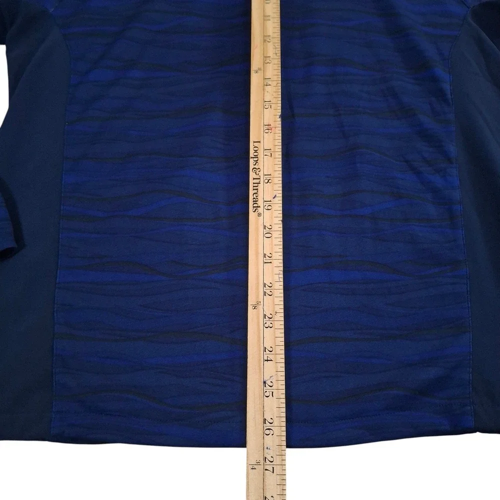 Zero Restriction Performance Jacket Men Small Blue Wave Z-Tech Pelican Lake Golf